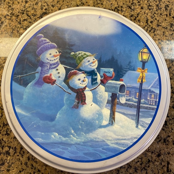 Vintage 90’s Christmas Tin’s - set of 2 - Picture 1 of 10